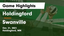 Holdingford  vs Swanville  Game Highlights - Oct. 21, 2021