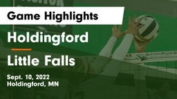 Holdingford  vs Little Falls Game Highlights - Sept. 10, 2022