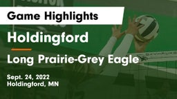 Holdingford  vs Long Prairie-Grey Eagle  Game Highlights - Sept. 24, 2022