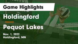 Holdingford  vs Pequot Lakes  Game Highlights - Nov. 1, 2022