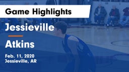 Jessieville  vs Atkins  Game Highlights - Feb. 11, 2020