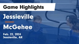 Jessieville  vs McGehee  Game Highlights - Feb. 22, 2024