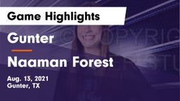 Gunter  vs Naaman Forest  Game Highlights - Aug. 13, 2021