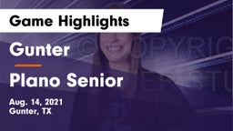 Gunter  vs Plano Senior  Game Highlights - Aug. 14, 2021