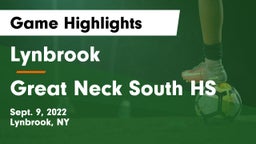 Lynbrook  vs Great Neck South HS Game Highlights - Sept. 9, 2022