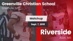 Matchup: Greenville Christian vs. Riverside  2018