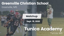 Matchup: Greenville Christian vs. Tunica Academy 2020