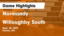 Normandy  vs Willoughby South  Game Highlights - Sept. 28, 2020