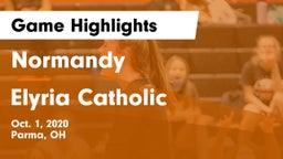 Normandy  vs Elyria Catholic  Game Highlights - Oct. 1, 2020