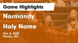 Normandy  vs Holy Name  Game Highlights - Oct. 8, 2020