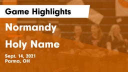 Normandy  vs Holy Name  Game Highlights - Sept. 14, 2021