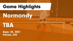 Normandy  vs TBA Game Highlights - Sept. 25, 2021