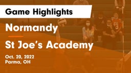 Normandy  vs St Joe’s Academy Game Highlights - Oct. 20, 2022