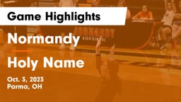 Normandy  vs Holy Name Game Highlights - Oct. 3, 2023