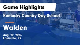Kentucky Country Day School vs Walden  Game Highlights - Aug. 22, 2023