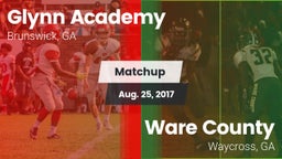 Matchup: Glynn Academy High vs. Ware County  2017