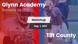 Matchup: Glynn Academy High vs. Tift County  2017
