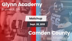 Matchup: Glynn Academy High vs. Camden County  2018