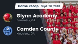 Recap: Glynn Academy  vs. Camden County  2018