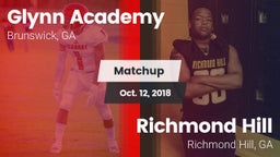 Matchup: Glynn Academy High vs. Richmond Hill  2018