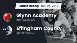 Recap: Glynn Academy  vs. Effingham County  2018