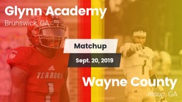 Matchup: Glynn Academy High vs. Wayne County  2019