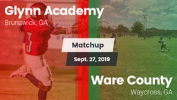 Matchup: Glynn Academy High vs. Ware County  2019