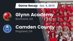 Recap: Glynn Academy  vs. Camden County  2019