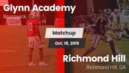 Matchup: Glynn Academy High vs. Richmond Hill  2019