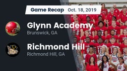 Recap: Glynn Academy  vs. Richmond Hill  2019