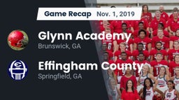 Recap: Glynn Academy  vs. Effingham County  2019
