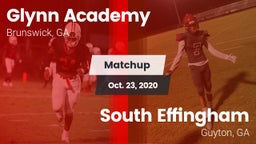 Matchup: Glynn Academy High vs. South Effingham  2020