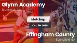 Matchup: Glynn Academy High vs. Effingham County  2020