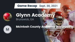 Recap: Glynn Academy  vs. McIntosh County Academy 9th Grade 2021
