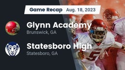 Recap: Glynn Academy  vs. Statesboro High 2023