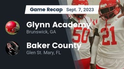 Recap: Glynn Academy  vs. Baker County  2023