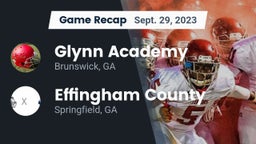 Recap: Glynn Academy  vs. Effingham County  2023