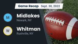 Recap: Midlakes  vs. Whitman  2022