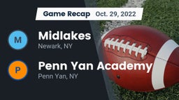 Recap: Midlakes  vs. Penn Yan Academy  2022