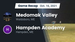 Recap: Medomak Valley  vs. Hampden Academy 2021