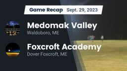 Recap: Medomak Valley  vs. Foxcroft Academy 2023