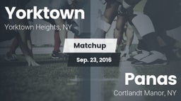 Matchup: Yorktown  vs. Panas  2016