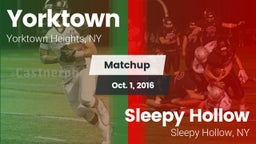 Matchup: Yorktown  vs. Sleepy Hollow  2016