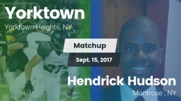 Matchup: Yorktown  vs. Hendrick Hudson  2017