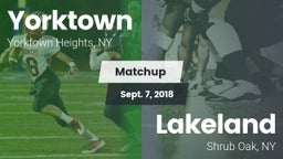 Matchup: Yorktown  vs. Lakeland  2018