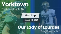 Matchup: Yorktown  vs. Our Lady of Lourdes  2018