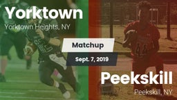 Matchup: Yorktown  vs. Peekskill  2019