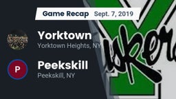 Recap: Yorktown  vs. Peekskill  2019