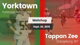 Matchup: Yorktown  vs. Tappan Zee  2019