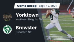 Recap: Yorktown  vs. Brewster  2021